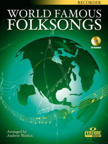 World Famous Folksongs Flute A Bec Soprano