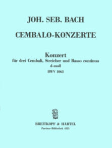 Bach J.s. Concerto Bwv 1063 Full Score