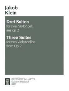 Klein J. Suites OP 2 Violoncelles