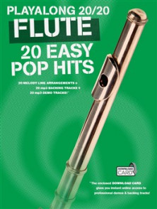 Playalong 20/20 Flute 20 Easy Pop Hits
