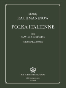 Rachmaninov S. Polka Italienne Piano 4 Mains