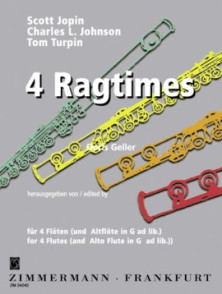 4 Ragtimes Flutes