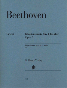 Beethoven L.v. Sonate N°4 OP 7 Piano
