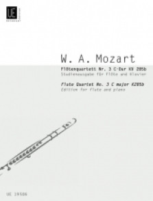 Mozart W.a. Flute Quartet N°3 KV 285B Flute
