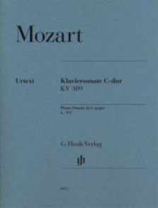 Mozart W.a. Sonate KV 309 DO Majeur Piano