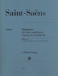 SAINT-SAENS C. Romances Pour Cor Version Violoncelle