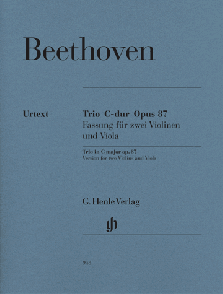 Beethoven L.v. Trio OP 87 2 Violons et Alto