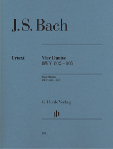 Bach J.s. Duos Bwv 802-805 Piano