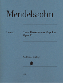 Mendelssohn F. Fantaisies OP 16 Piano