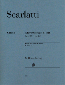 Scarlatti D. Sonate E Dur K. 380 L.23 Piano