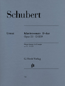 Schubert F. Sonate RE Majeur D 850 Piano