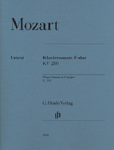 Mozart W.a. Sonate KV 280 (189e) Piano