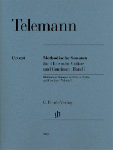 Telemann G.p. Methodical Sonatas Vol 1 Flute OU Violon
