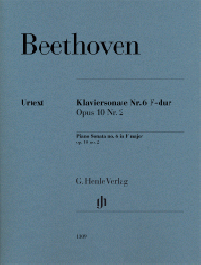 Beethoven L. Sonate N°6 OP 10 N°2  Piano