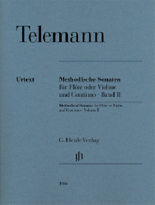 Telemann G.p. Methodical Sonatas Vol 2 Flute OU Violon