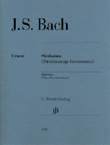 Bach J.s. Inventions A 3 Voix Piano