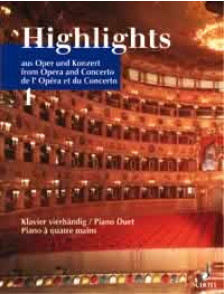 Highlights Aus Oper Und Konzert Vol 1 Piano 4 Mains