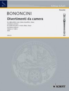 Bononcini G.b. Divertimenti DA Camera Vol 4 Flute A Bec Soprano OU Flute OU Violon OU Hautbois