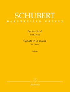 Schubert F. Sonate la Majeur D 959 Piano