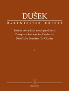 Dusek F.x. Complete Sonatas Vol 1 For Keyboard
