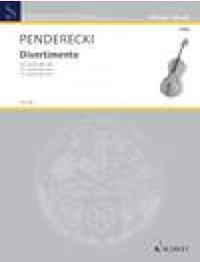 Penderecki K. Divertimento Violoncelle