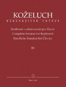 Kozeluh L. Sonates Complete Vol 3 Piano