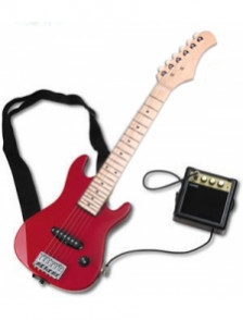 Pack Guitare Delson Starsinger 1/4 Rouge