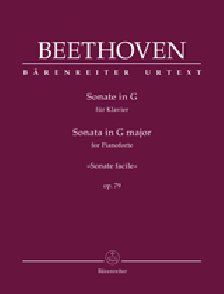 Beethoven L.v. Sonate OP 79 Piano