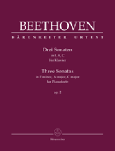 Beethoven L.v. Sonates OP 2 Piano