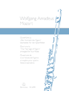 Mozart W.a. Ouverture Des Noces de Figaro Flutes