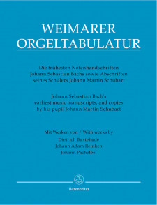 Bach J.s. Earliest Music Manuscripts Orgue