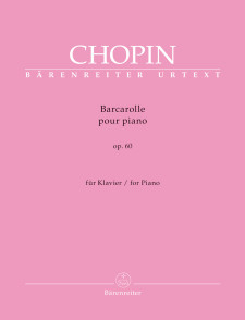 Chopin F. Barcarolle OP 60 Piano