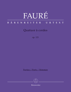 Faure G. Quatuor OP 121 Cordes et Piano