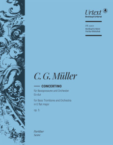 Muller C.g. Concertino Trombone Sib Avec Orchestre Conducteur