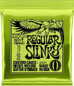 Jeu de Cordes Ernie Ball 2221 Regular Slinky 10-46