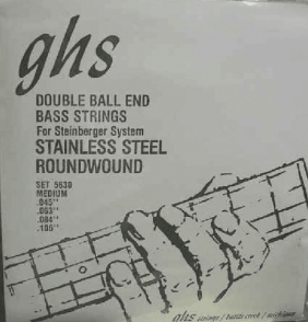 Jeu de Cordes Basse Ghs Strings 5630 Double Boule Stainless Steel