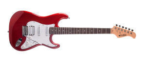 Prodipe Guitars ST83RA Candy Apple Red