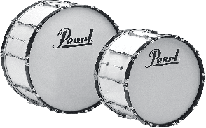 Marching Band Pearl Competitor 22X14 Blanc