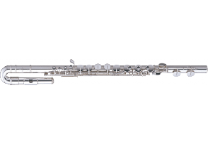 Flute Alto Pearl PFA206SU Serie Quantz Tête Argent Droite + Courbe Patte UT