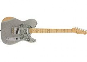 Fender Brad Paisley Road Worn Telecaster Ltd Silver Sparkle Limited Edition