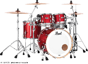 Pearl Master Maple - Red Sparkle MCT904XEPC-319