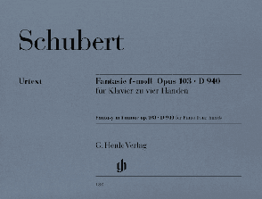 Schubert F. Fantaisie FA Mineur Piano 4 Mains