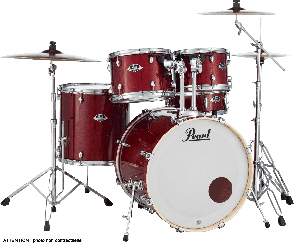 Pearl EXL725PC-246 Export Lacquer Standard 22" 5 Futs Natural Cherry