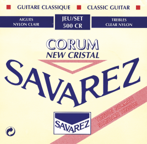 Jeu de Cordes Guitare Classique Savarez 500CR Cristal Corum Tirant Normal