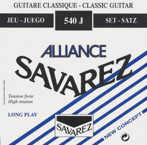 Jeu de Cordes Guitare Classique Savarez 540J Alliance Bleu