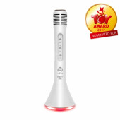 Idance Microphone Party Mic PM-10 Karaoke Bluetooth White
