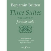 Britten B. Suites OP 72 - 80 - 87 Viola