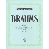 Brahms J. Sonate Opus 120 N°1 Clarinette