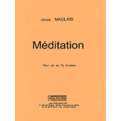 Naulais J. Meditation Cor en FA