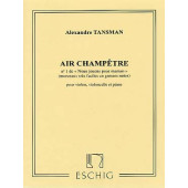 Tansman A. Nous Jouons Pour Maman: Air Champetre Violon, Violoncelle, Piano